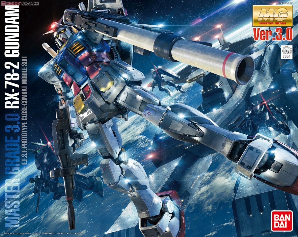 [HÀNG SẴN] BANDAI MÔ HÌNH LẮP RÁP MG 1/100 RX-78-2 GUNDAM Ver.3.0 CHÍNH HÃNG