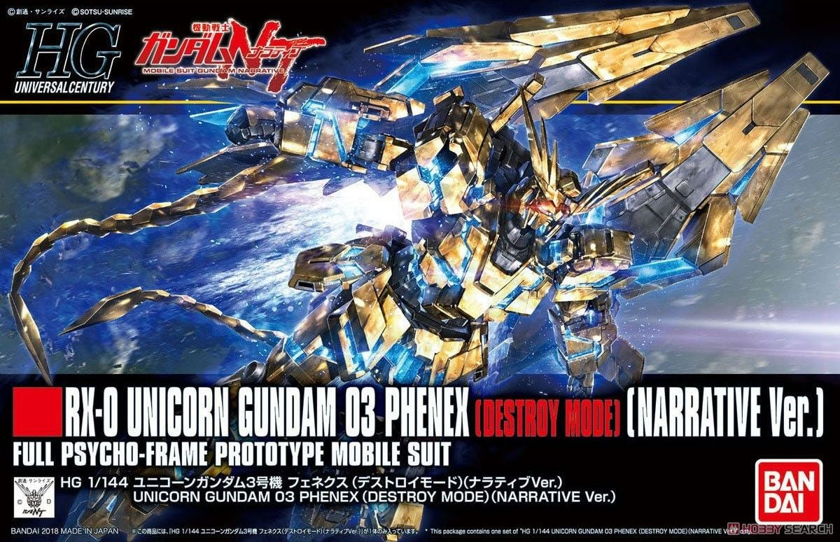[HÀNG SẴN] BANDAI MÔ HÌNH LẮP RÁP HGUC 1/144 [HÀNG SẴN] BANDAI MÔ HÌNH LẮP RÁP HGUC 1/144 UNICORN GUNDAM 03 PHENEX (DESTROY MODE) CHÍNH HÃNG CHÍNH HÃNG