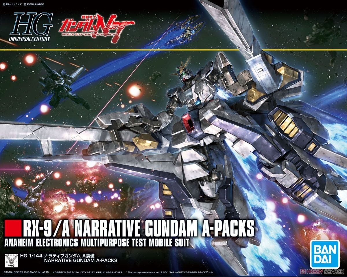 [HÀNG SẴN] BANDAI MÔ HÌNH LẮP RÁP HGUC 1/144 NARRATIVE GUNDAM A-PACKS CHÍNH HÃNG