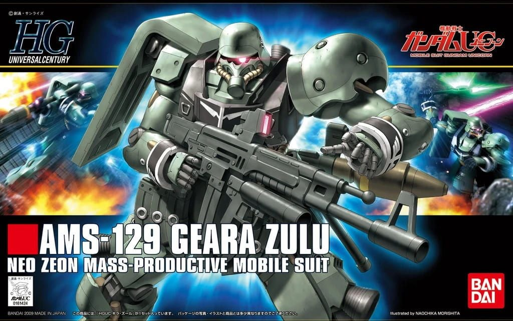[HÀNG SẴN] BANDAI MÔ HÌNH LẮP RÁP 1/144 HGUC GEARA ZULU GUNDAM CHÍNH HÃNG