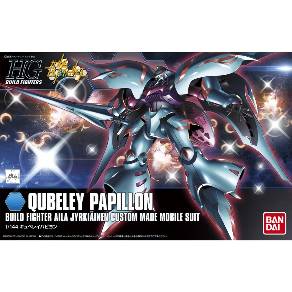 [HÀNG SẴN] BANDAI MÔ HÌNH LẮP RÁP HGBF 1/144 QUBELEY PAPILLON CHÍNH HÃNG