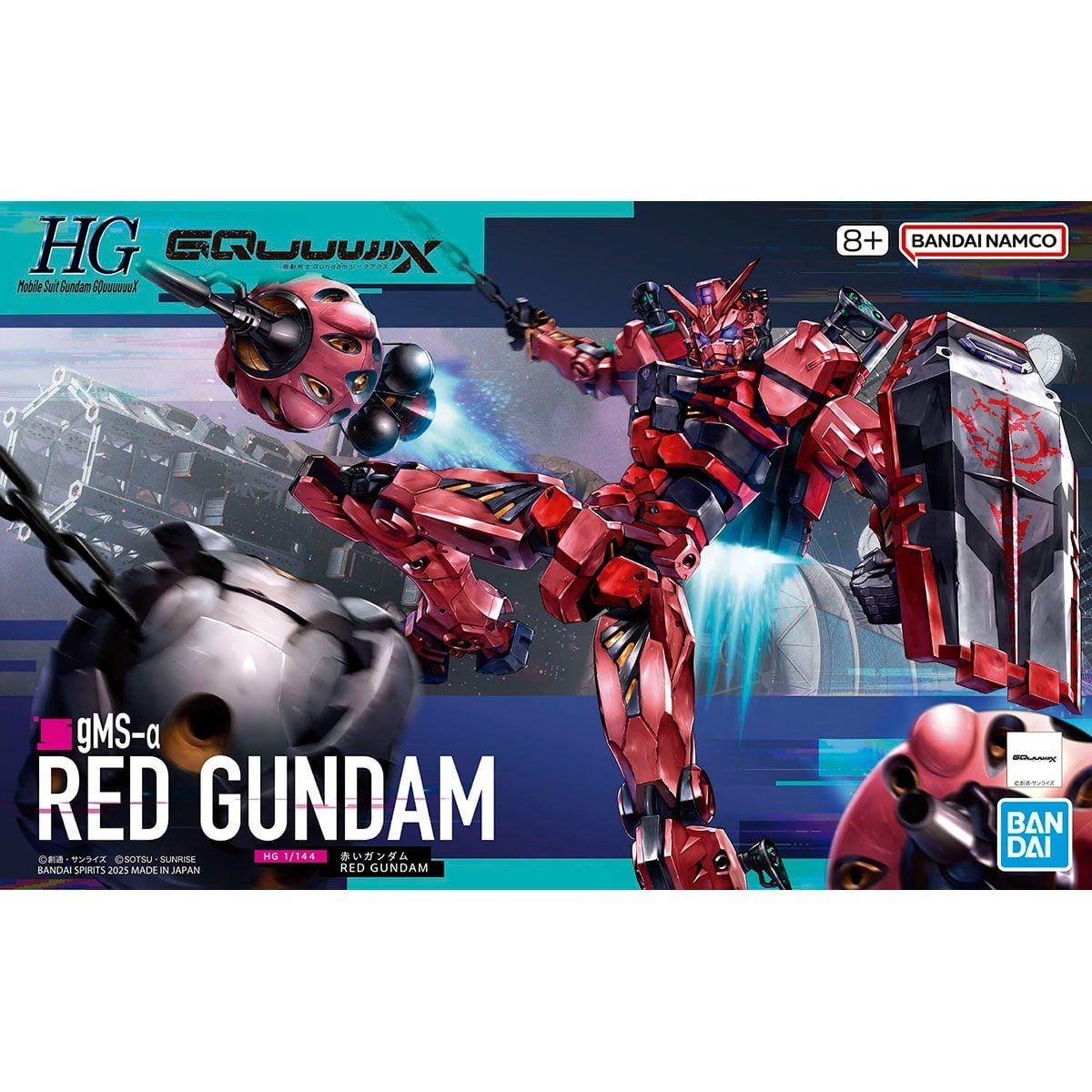 [HÀNG SẴN] BANDAI MÔ HÌNH LẮP RÁP HG 1/144 RED GUNDAM CHÍNH HÃNG