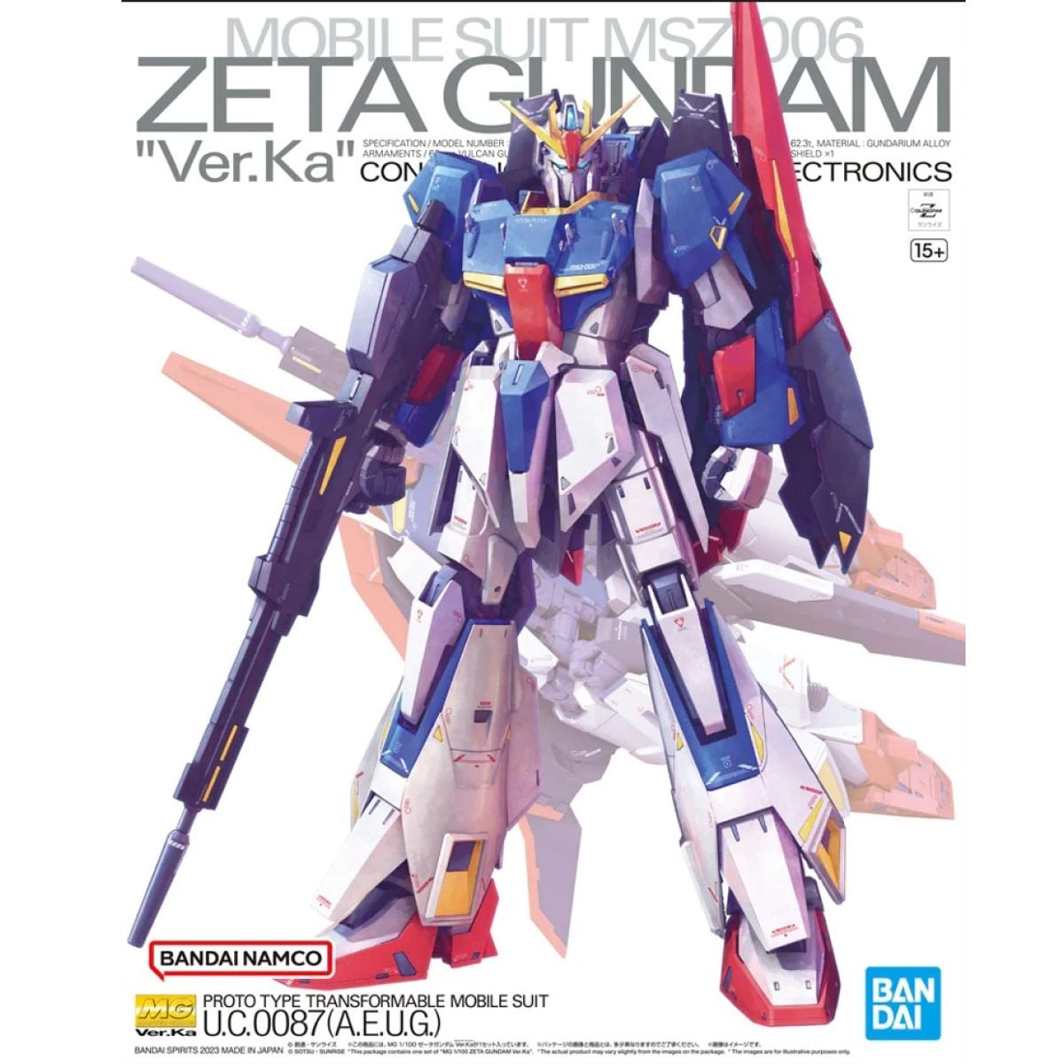[HÀNG SẴN] BANDAI MÔ HÌNH LẮP RÁP MG 1/100 ZETA GUNDAM Ver.Ka CHÍNH HÃNG