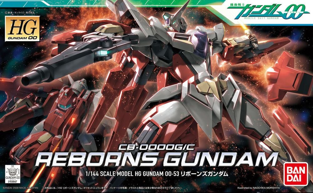 [HÀNG SẴN] BANDAI MÔ HÌNH LẮP RÁP 1/144 HG 1/144 REBORNS GUNDAM CHÍNH HÃNG