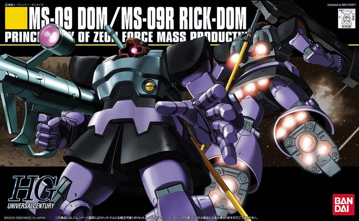 [HÀNG SẴN] BANDAI MÔ HÌNH LẮP RÁP 1/144 HGUC DOM/ RICK-DOM CHÍNH HÃNG