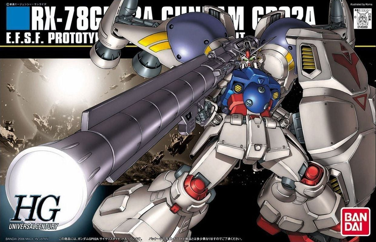 [HÀNG SẴN] BANDAI MÔ HÌNH LẮP RÁP 1/144 HGUC GUNDAM GP-02A CHÍNH HÃNG