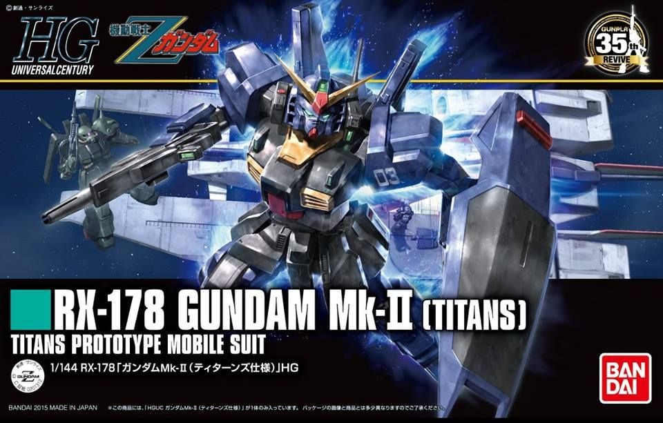 [HÀNG SẴN] BANDAI MÔ HÌNH LẮP RÁP 1/144 HGUC RX-178 GUNDAM MK-Ⅱ(TITANS) CHÍNH HÃNG