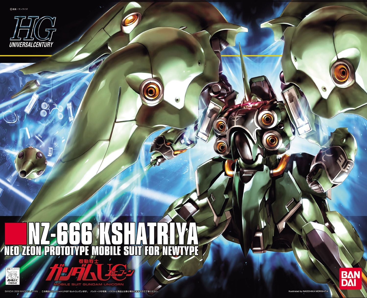 [HÀNG SẴN] BANDAI MÔ HÌNH LẮP RÁP 1/144 HGUC NZ-666 KSHATRIYA CHÍNH HÃNG