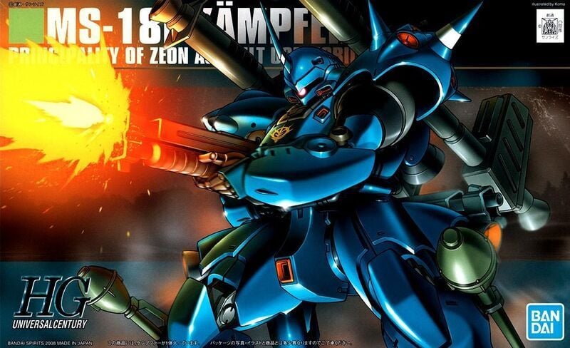 [HÀNG SẴN] BANDAI MÔ HÌNH LẮP RÁP HG 1/144 HGUC KAMPFER CHÍNH HÃNG