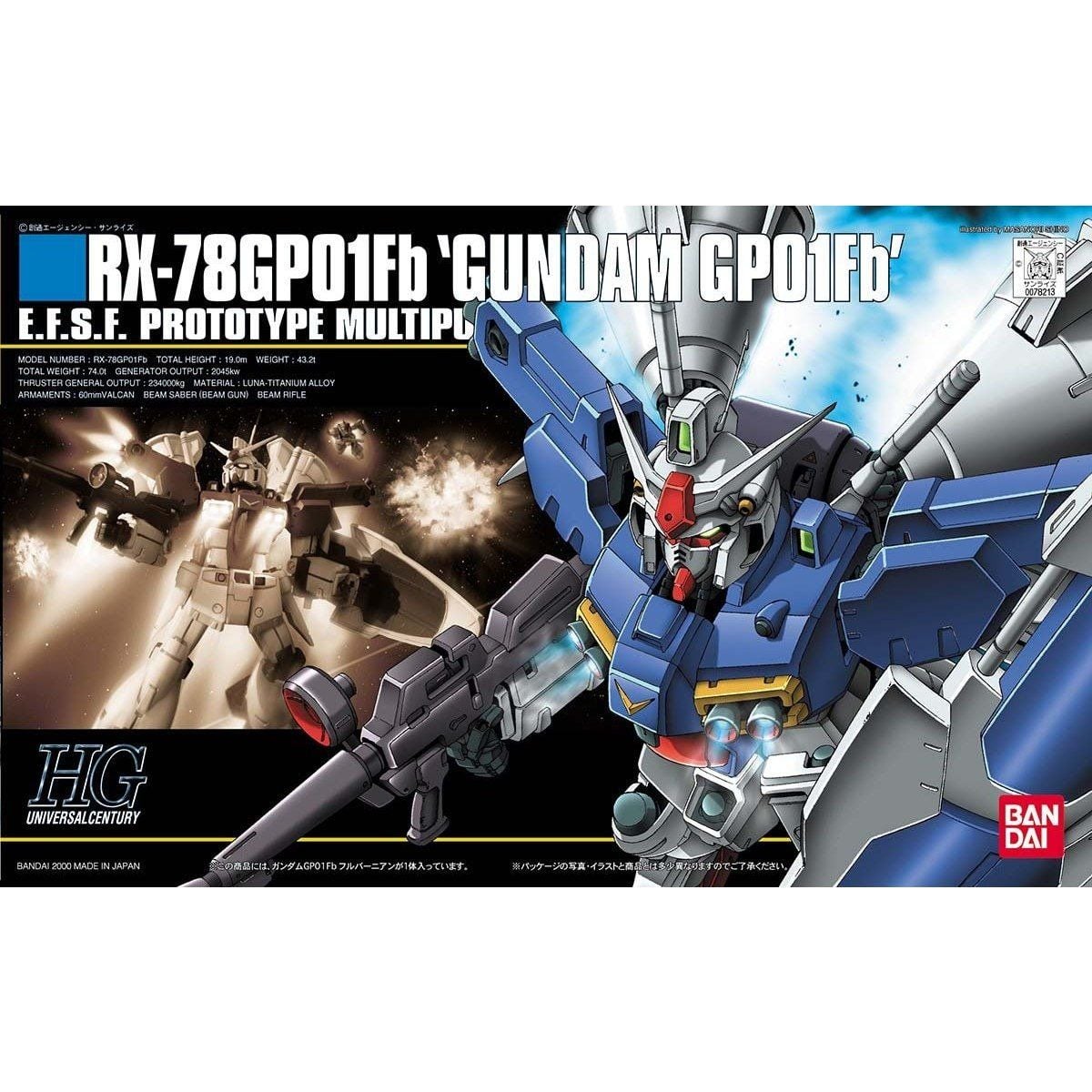 [HÀNG SẴN] BANDAI MÔ HÌNH LẮP RÁP 1/144 HGUC RX-78 GP01Fb CHÍNH HÃNG