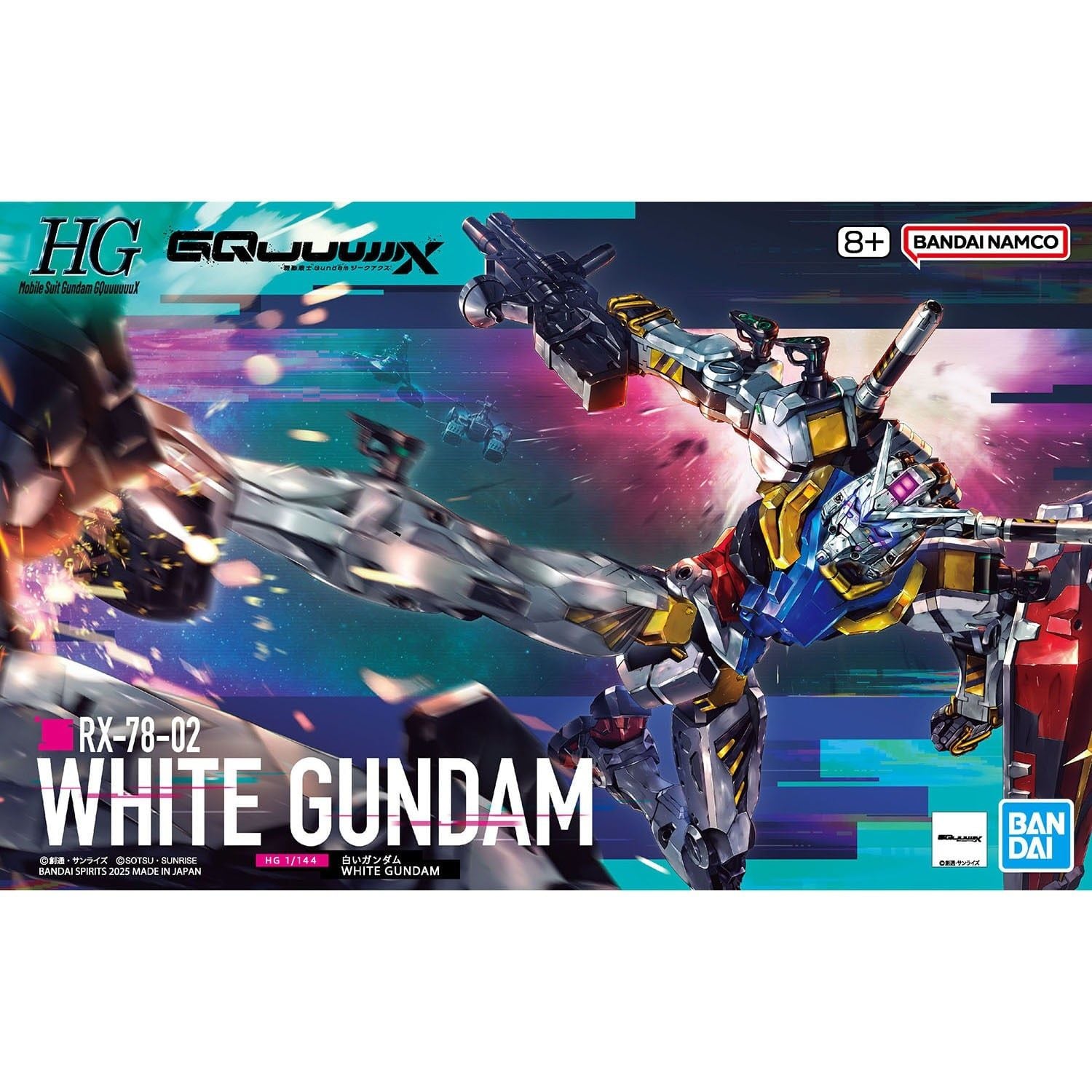 [HÀNG SẴN] BANDAI MÔ HÌNH LẮP RÁP HG 1/144 WHITE GUNDAM CHÍNH HÃNG