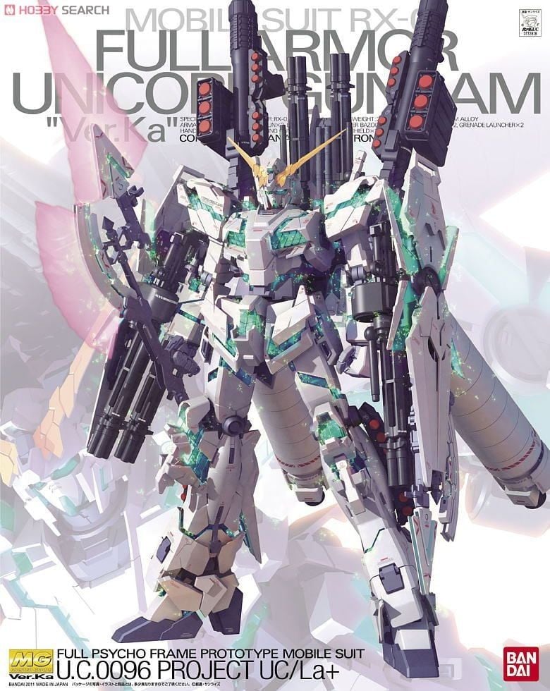 [HÀNG SẴN] BANDAI MÔ HÌNH LẮP RÁP MG 1/100 RX-0 FULL ARMOR UNICORN GUNDAM VER. Ka CHÍNH HÃNG
