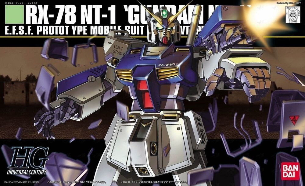 [HÀNG SẴN] BANDAI MÔ HÌNH LẮP RÁP 1/144 HGUC GUNDAM NT-1 CHÍNH HÃNG