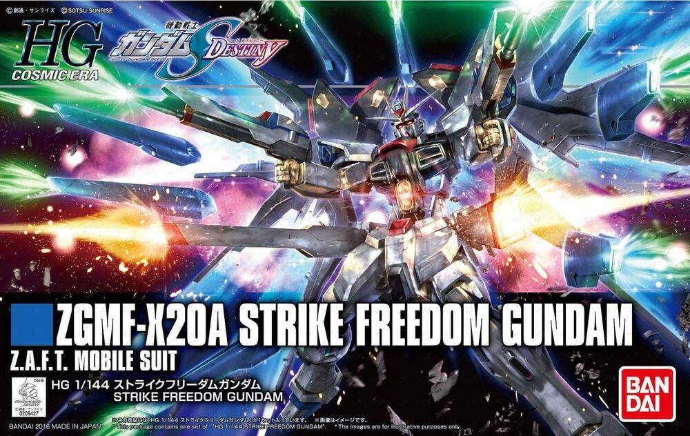 [HÀNG SẴN] BANDAI MÔ HÌNH LẮP RÁP 1/144 HGUCHG 1/144 STRIKE FREEDOM GUNDAM CHÍNH HÃNG