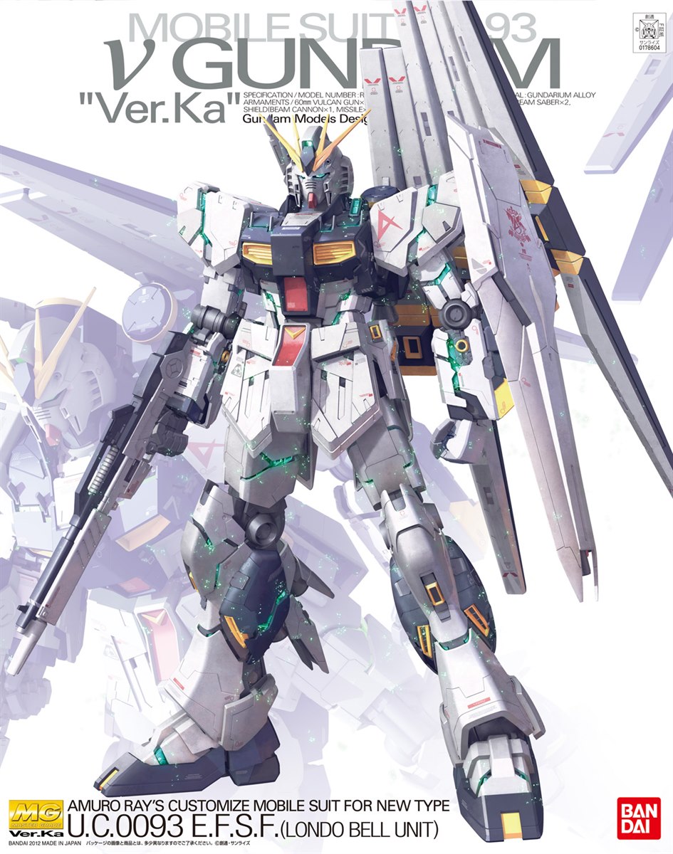[HÀNG SẴN] BANDAI MÔ HÌNH LẮP RÁP MG 1/100 Nu GUNDAM Ver. Ka CHÍNH HÃNG