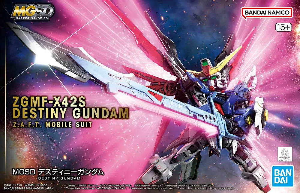 [HÀNG SẴN] BANDAI MÔ HÌNH LẮP RÁP MGSD DESTINY GUNDAM CHÍNH HÃNG