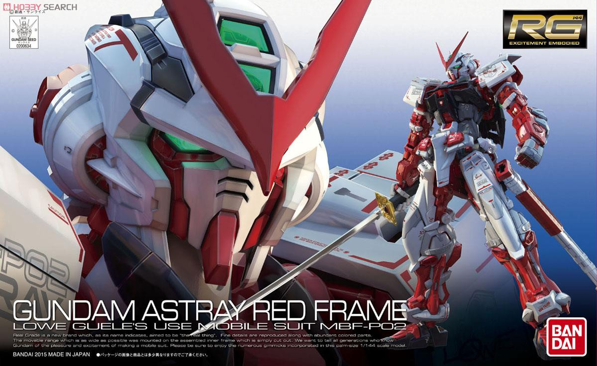 [HÀNG SẴN] BANDAI MÔ HÌNH LẮP RÁP RG 1/144 MBF-P02 GUNDAM ASTRAY RED FRAME CHÍNH HÃNG